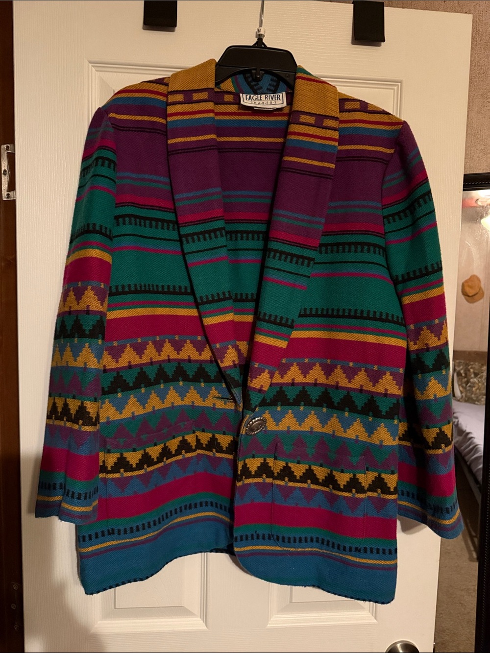 Multicolor Patterned Women’s Jacket
